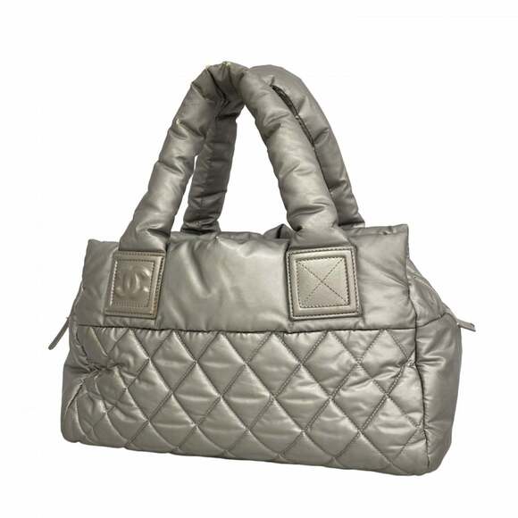 CHANEL Handbags - CHANEL Silver Tote Bag